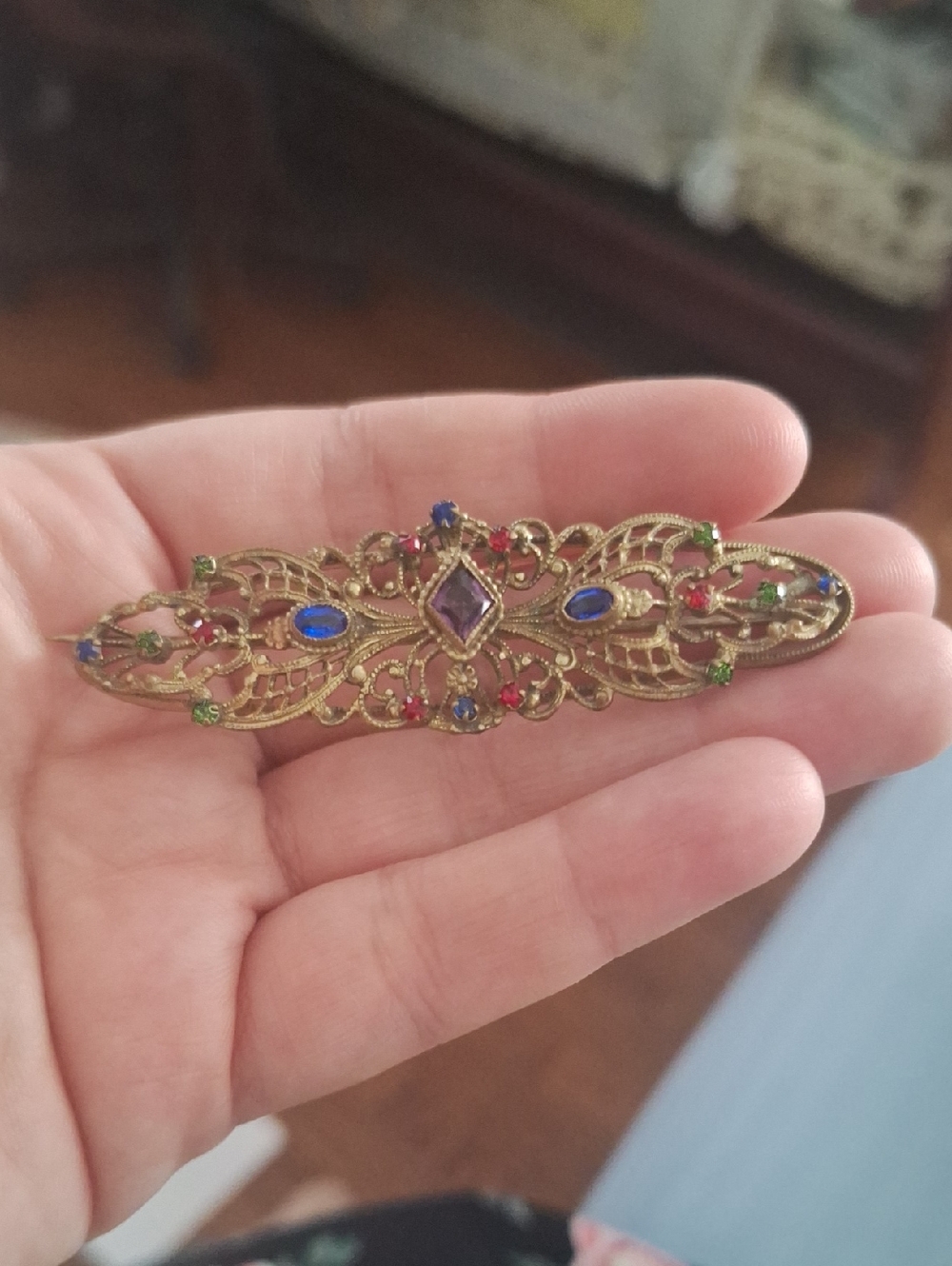 Czech Long Brooch